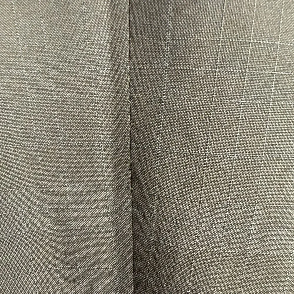 Banana Republic Suit Mens 42R Navy Blue Sport Coat 2 Button Pants 33x32 Plaid